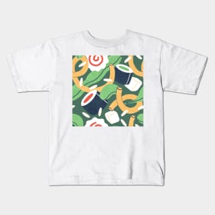 Colorful Flying sushi Kids T-Shirt